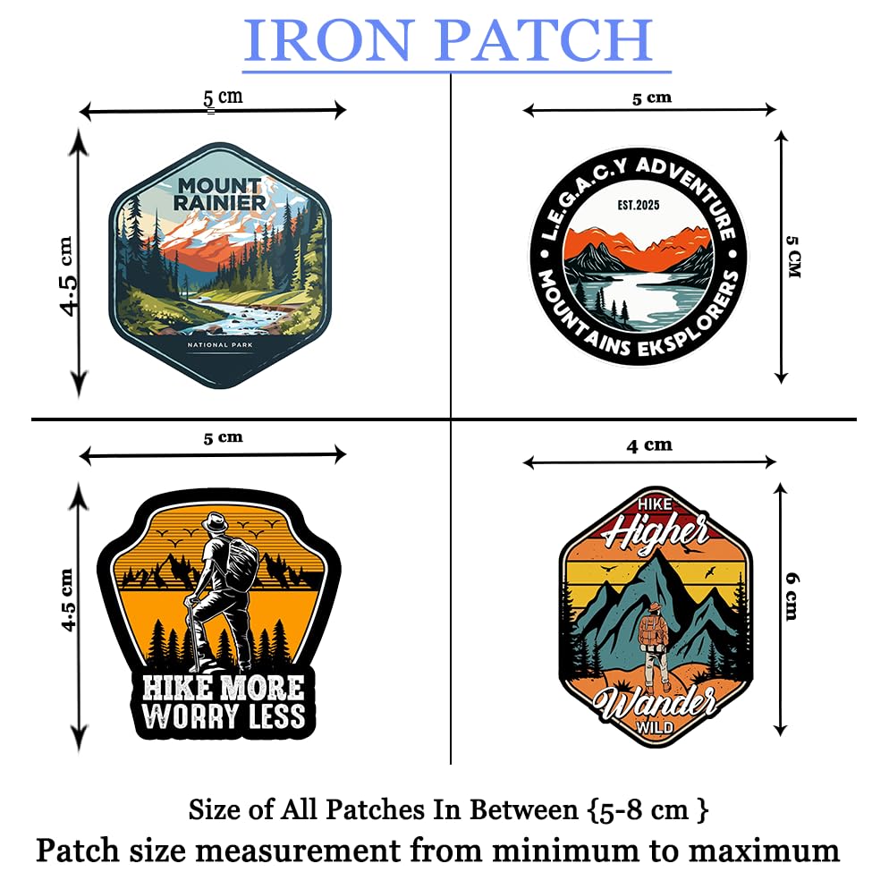 Image of Lazychunks New Unique Mountain,Super heroSpace,Mars,God,Camping,Outdoor Living Patches|New Clothing Accessories for Enhance The Beauty of T-Shirt,Jacket,Bags,Caps,etc.