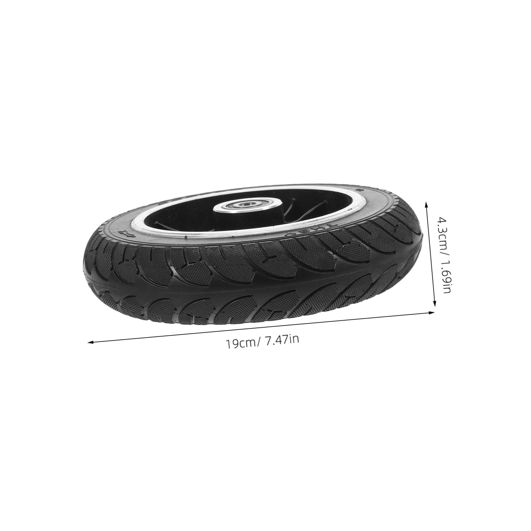 Pneus De Trottinette Électrique Anti- Pneus Pleins pour Skateboard Électrique