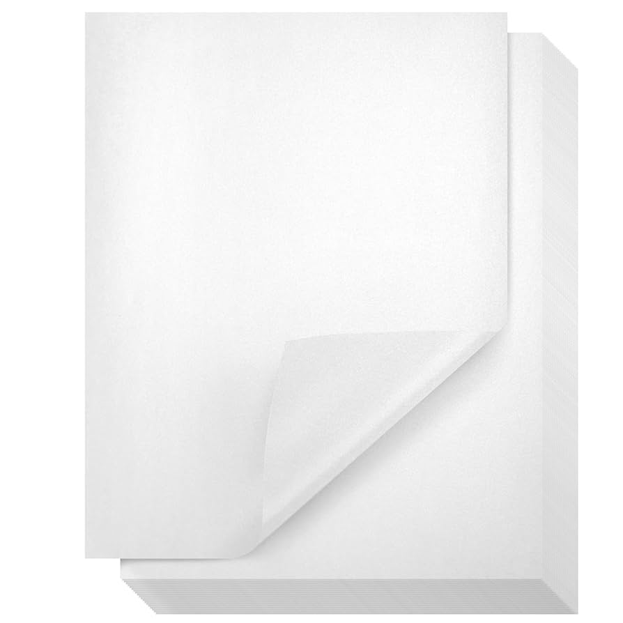 Amazon.com : Metallic Shimmer Paper Sheets - White, 8.5 x 11