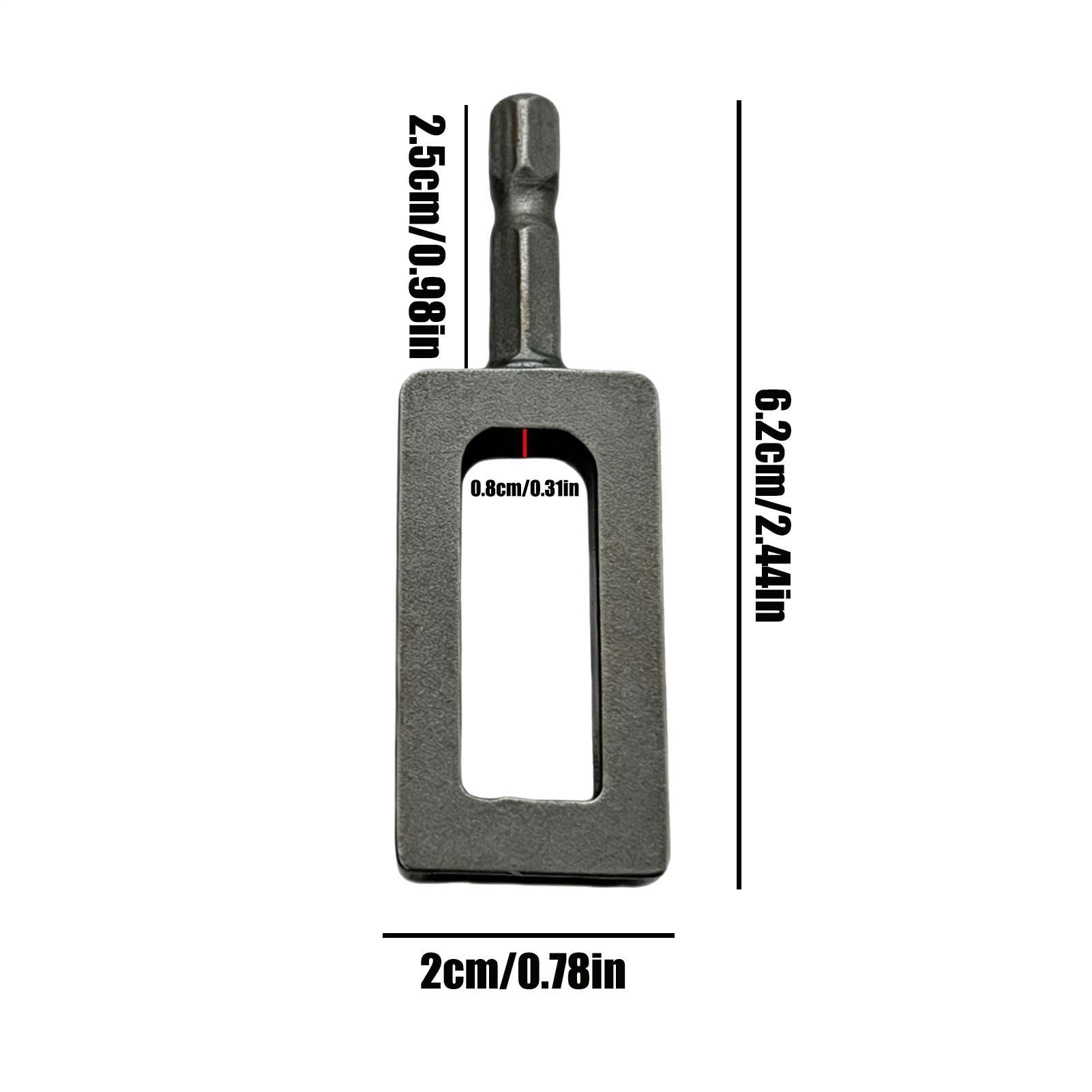 Broca de alambre de atar, herramienta de envoltura de cable hexagonal, dispositivo de torsión de alambre alimentado por taladro de 35G, accesorio de fijación de acero duradero, herramienta de red de