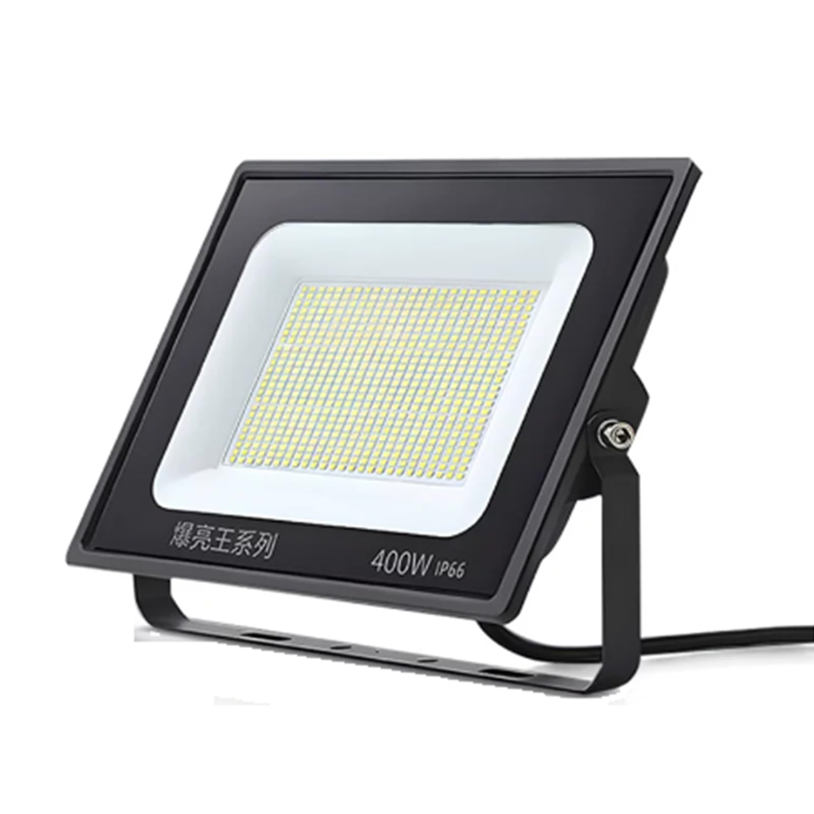 Zewnętrzne reflektory LED - reflektor obrotowy, oświetlenie zewnętrzne 220 V, wodoodporna lampa budowlana i warsztatowa IP66, do podwórka, garażu i ogrodu (500 W)