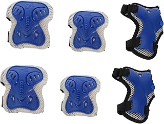 WHAMVOX 1 Conjunto De Equipamento De Proteção Para Cotoveleiras Para Bicicleta Scooter Proteção Para Crianças Bicicleta De Exercício Joelheira Equipamento De Proteção Para