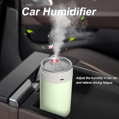 Miniatura 3 de Humidificadores, humidificador para dormitorio, humidificador de aire de lata, humidificadores para el hogar y las plantas, alimentado por USB y