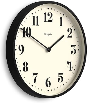 NEWGATE Theatre wall Clock | Large Modern Round Clock | 18"