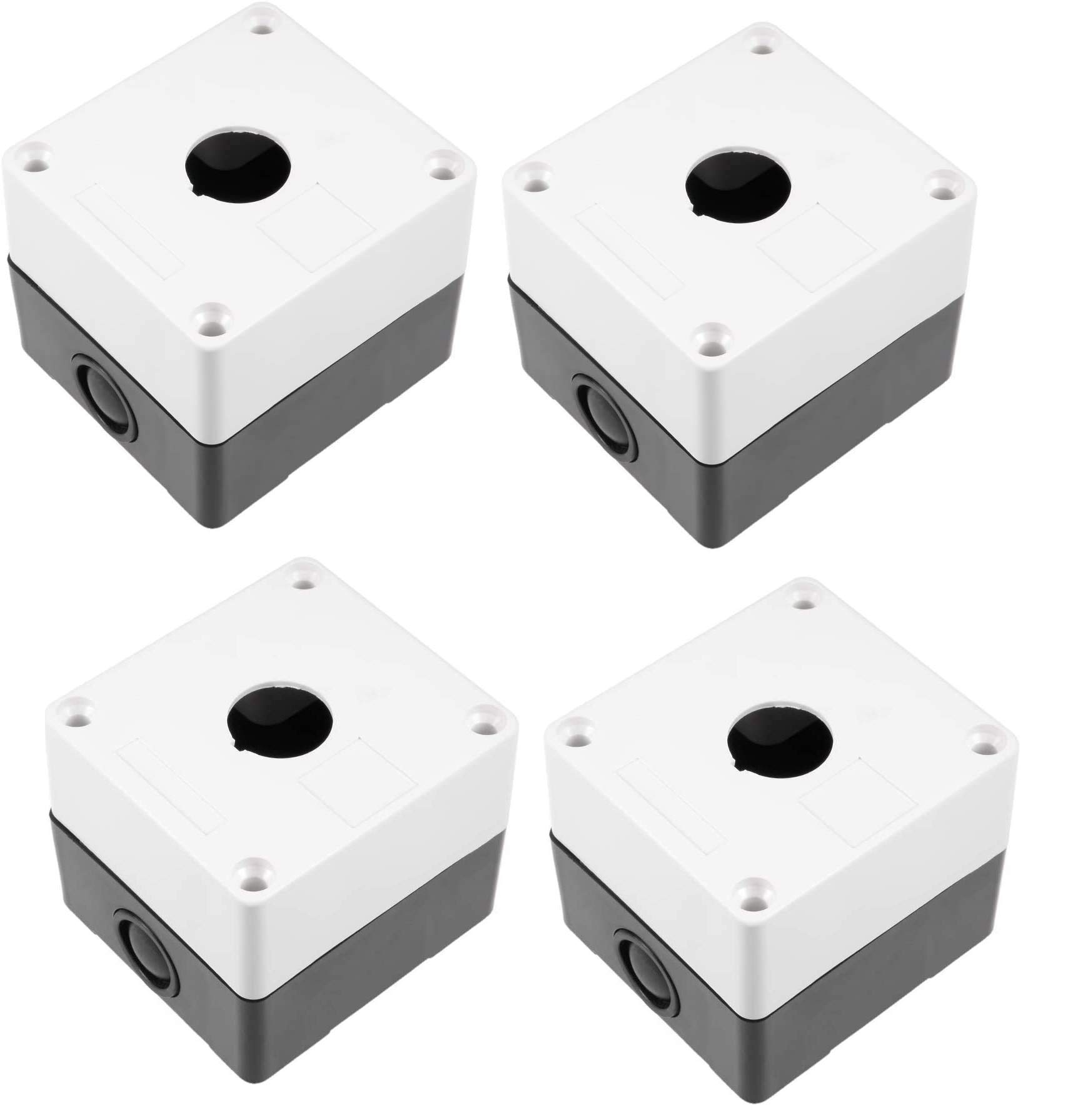 KAMCON? Black White Plastic One and Two Push Button Switch Control Station Box Case 22mm (4, 1 Push Button) (B08TTQFVMS) Amazon Price History, Amazon Price Tracker