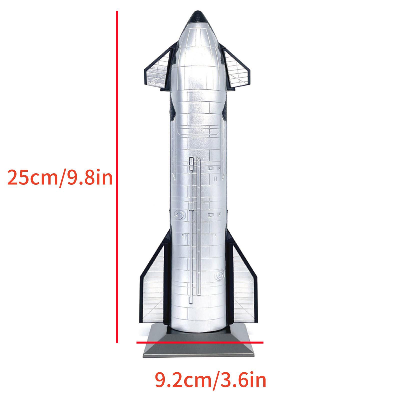 1:200 para SpaceX Starship S24 Falcon Heavy Dragon modelo de nave espacial de aleación conmemorativa en miniatura aeroespacial para entusiastas