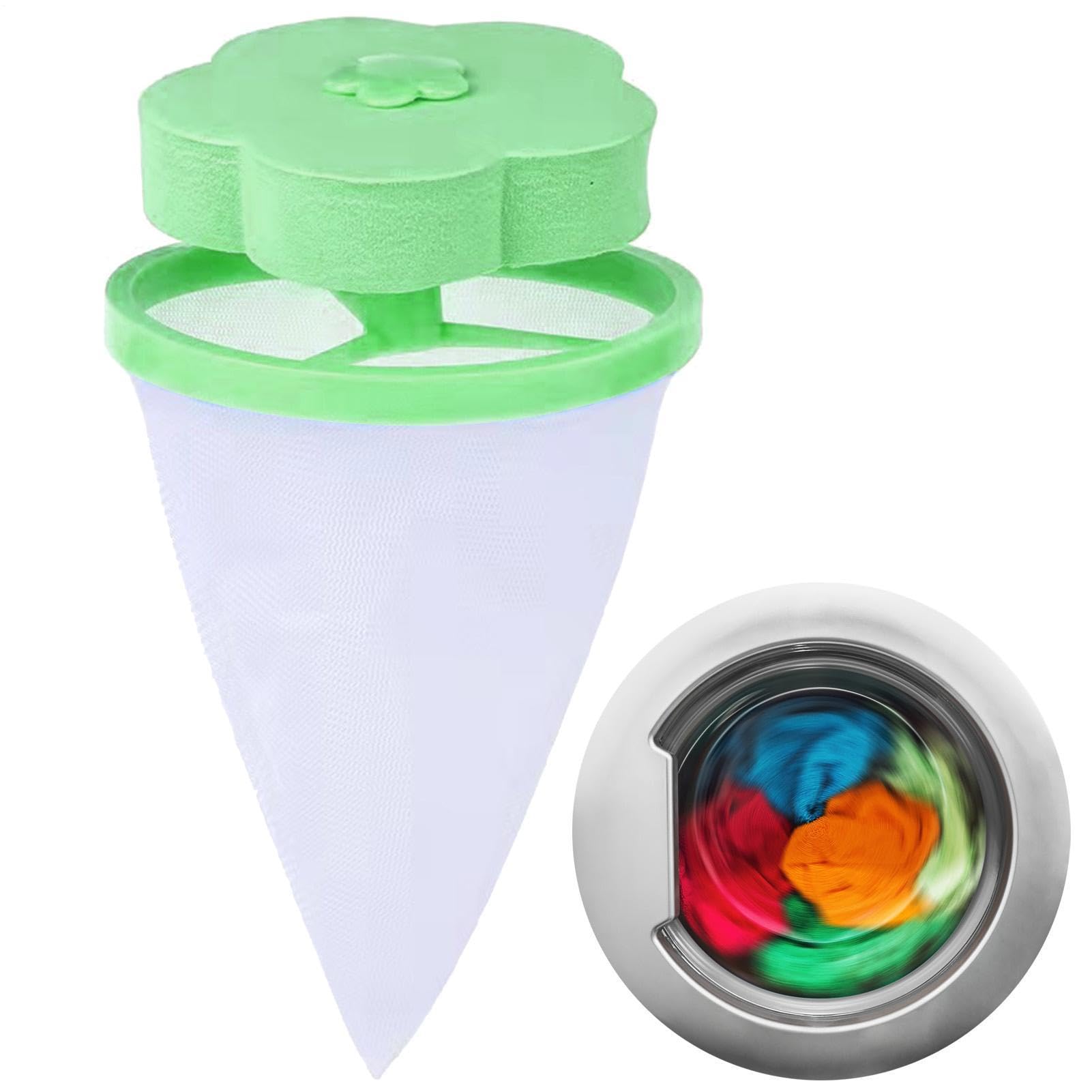 Washing Machine Hair Catcher,Reusable Hair Filter Bag for Laundry - Plum-Shaped Cleaning Mesh Bags, Household Floating