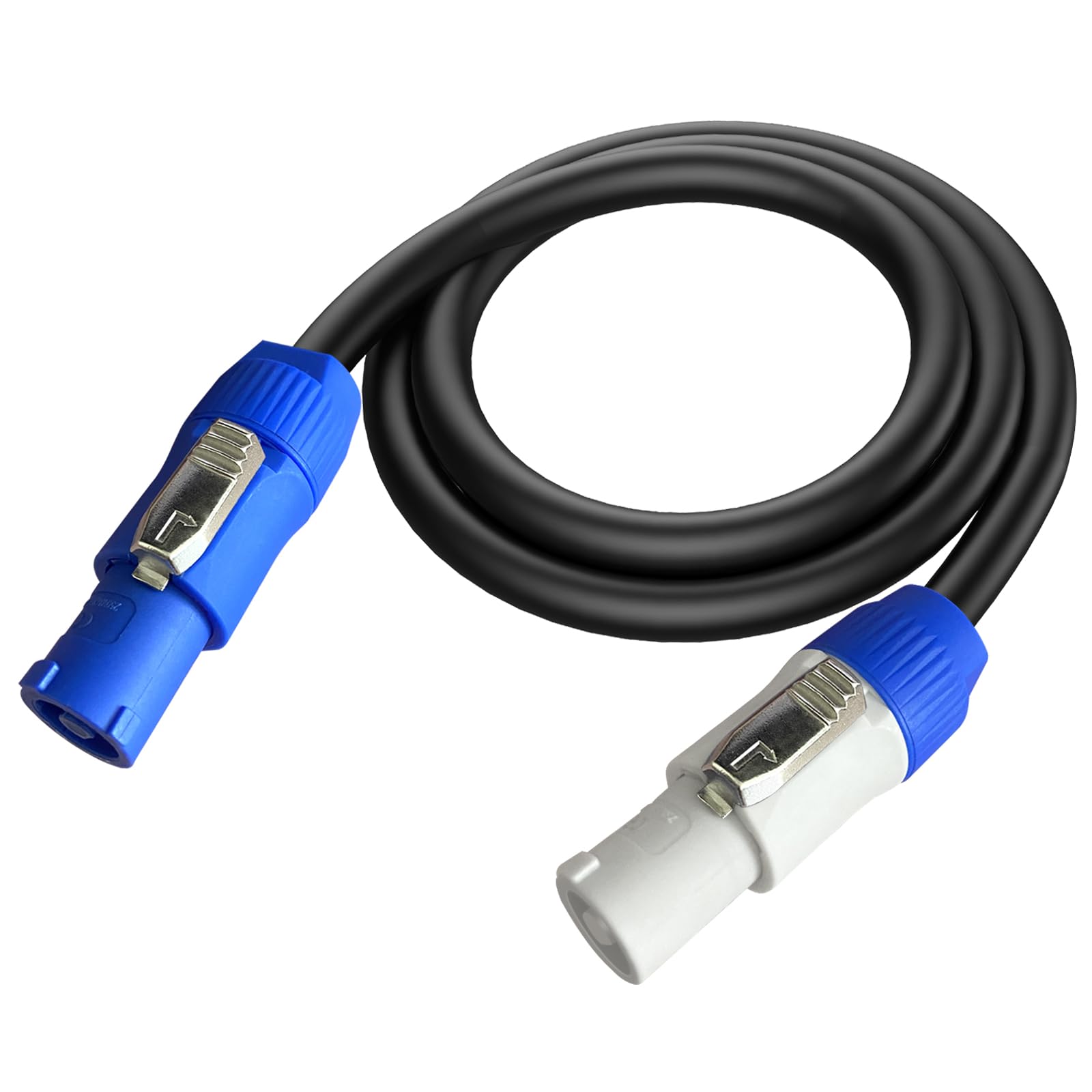 SYBRCHATF PowerCon Kabel zasilający PowerCon 12 AWG, 3-pinowy kabel zasilający PowerCon 12 AWG, do wiązki ekranów LED, oświetlenia scenicznego, sprzętu audio wideo i innych - 1 m