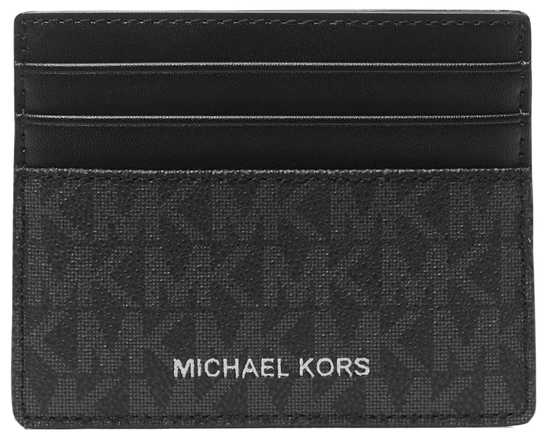 Michael Kors Greyson Porte-cartes de crédit pour homme Noir