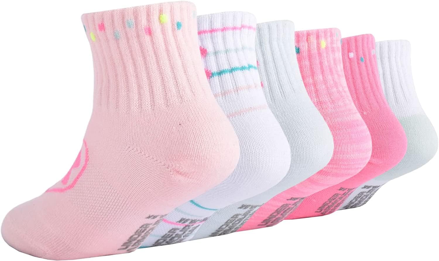 Under Armour Girls' Quarter Socks