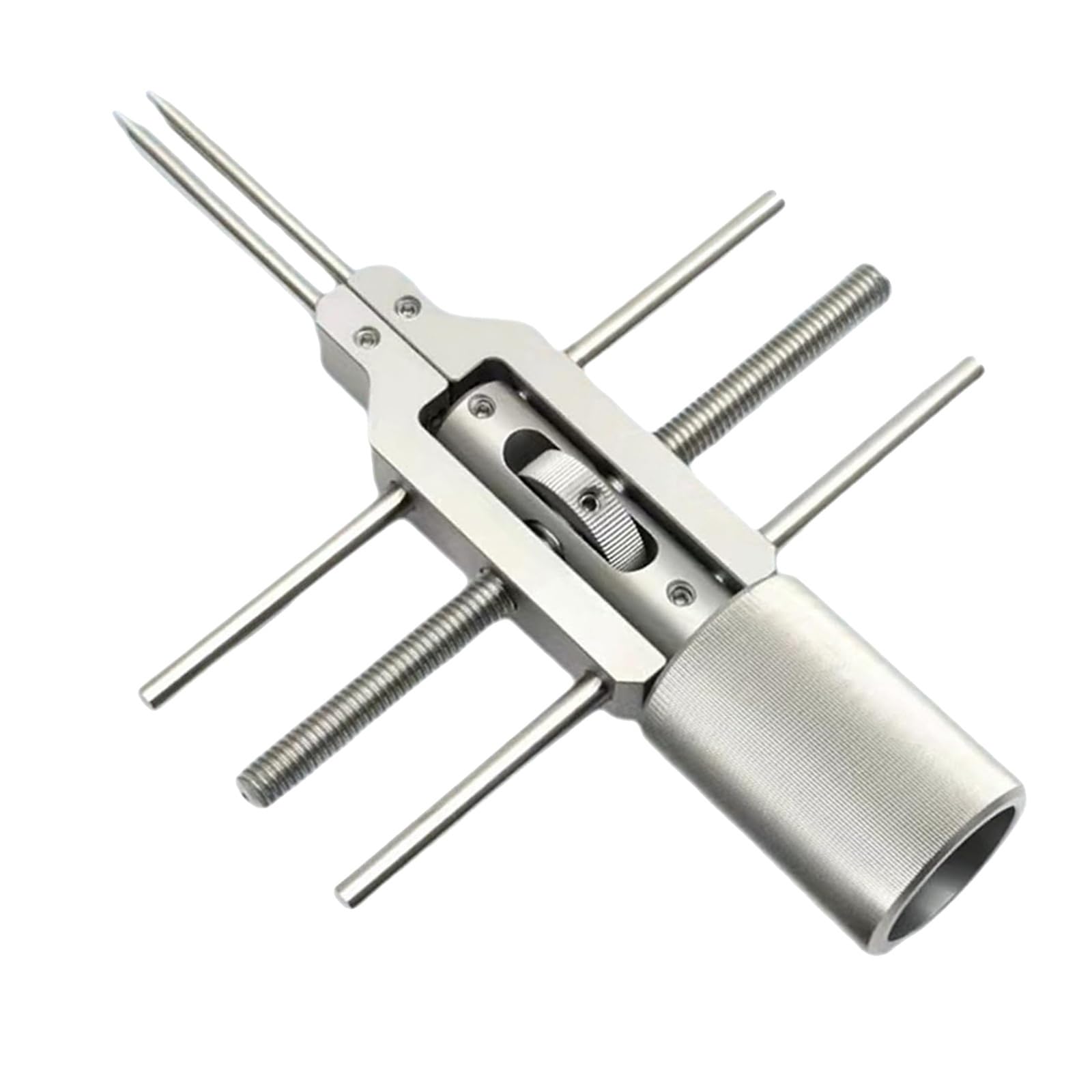 Llave de anillo a presión óptica, llave de cuello universal, rango ajustable de 3-73 mm, acero inoxidable, par máximo de 9 N·m para instalación y extracción del collar de retención