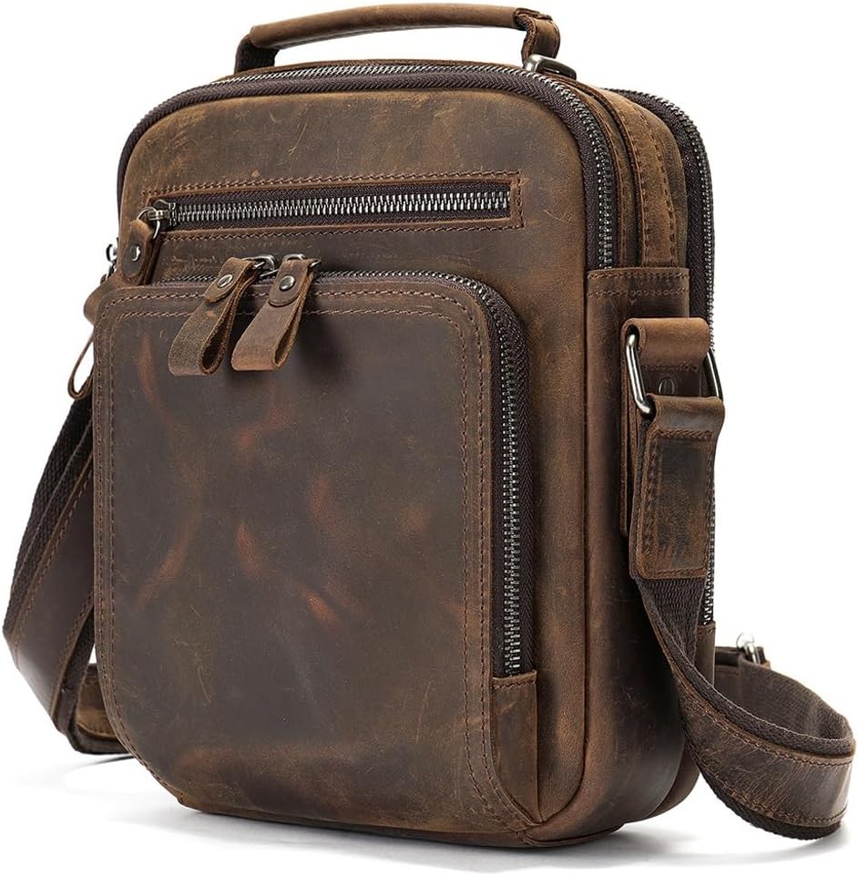 Man Purse Crossbody Shoulder Bags for Travel Business Hiking Daily Bag