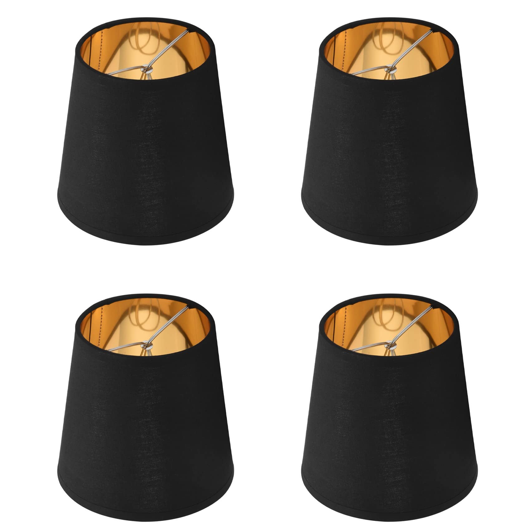 Hndhbfgrt Small Lamp Shade Set of 12 Chandelier Shade Small Lamp Shade Clip for Candelabra Bulbs Table Chandelier Wall Lamp