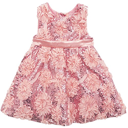 Rare Editions Little Girls' Sequin Soutache Dress