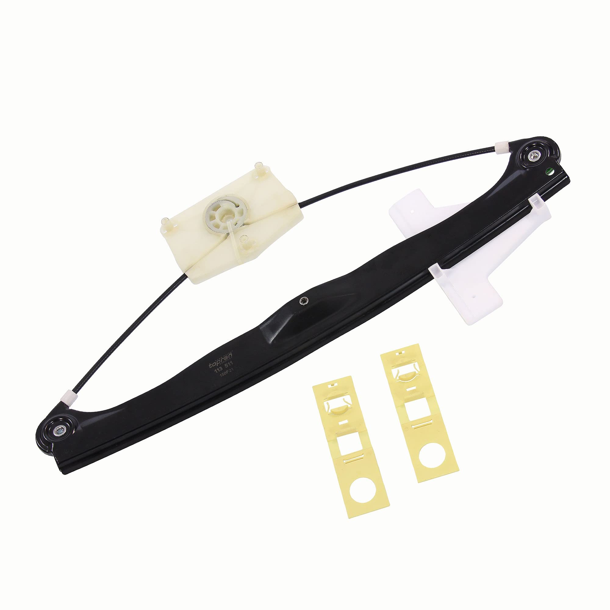 BESTPRICE 1x Elevalunas eléctrico trasero izquierdo sin motor eléctrico Compatible con AUDI A3 (8P1), A3 Sportback (8PA)