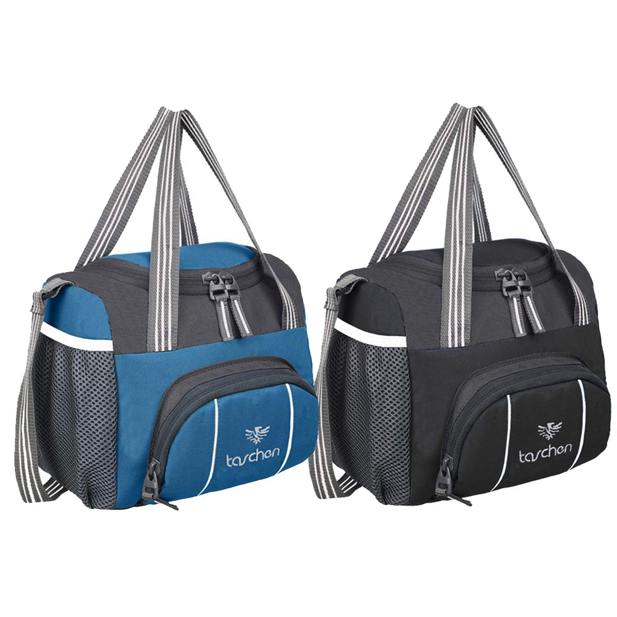 TASCHEN Combo Lunch Bags All Age Carry on School Office & Picnic (Sky Blue+Black) (B0CH5LN1G2) Amazon Price History, Amazon Price Tracker