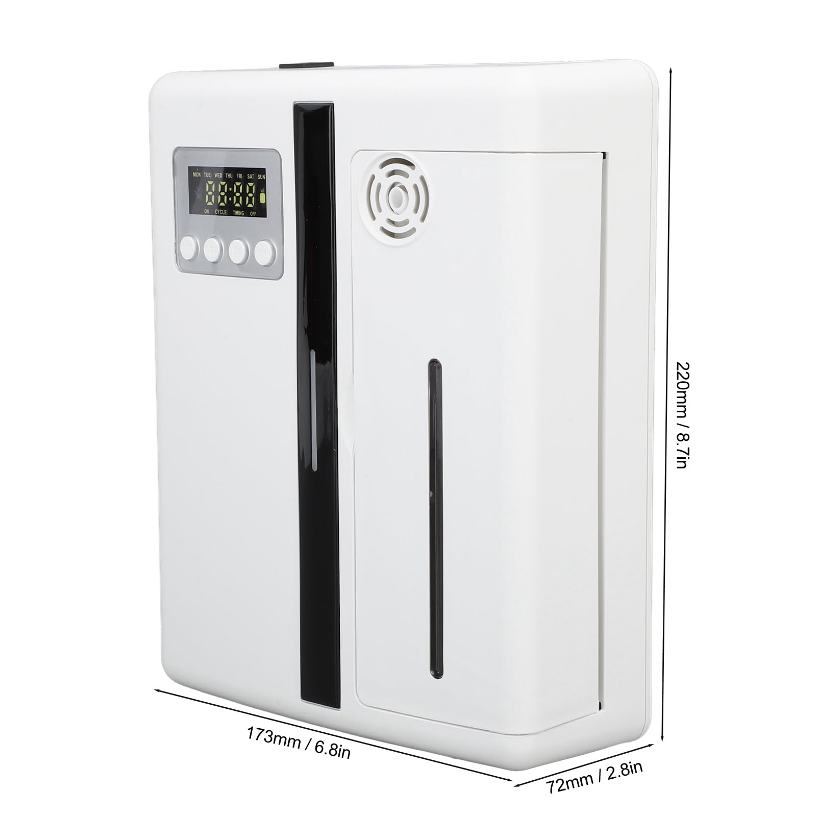 Fdit Dyfuzor Olejków Eterycznych Bluetooth Smart Scent Air Machine z Inteligentnym Czujnikiem do Domowego Biura Hotel Spa (wtyczka UE)
