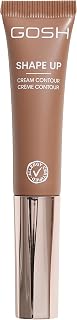 GOSH Cream Contour SHAPE UP I Contouring Stick for defined facial features and smooth blending I with built-in sponge for on-the-go I perfume free, allergy certified and vegan I 002 Medium - Deep