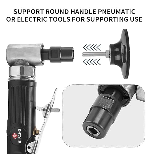 Miniatura 3 de Paquete de 3 soportes de disco de acondicionamiento de 1 pulgada, 2 pulgadas, 3 pulgadas, vástago de 2-1/4 pulgadas, compatible con discos de la