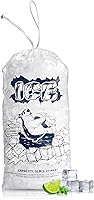 Vista 3 de Infinite Pack Paquete de 100 bolsas de hielo de 10 libras, bolsas de hielo resistentes con cordón (1.30 mils de grosor)