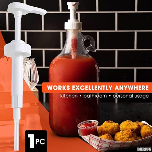 Miniatura 4 de Dispensador de bomba de galón, dispensador de lavandería de 1 galón para detergente líquido, botella de 1 pulgada, dispensador de desinfectante de