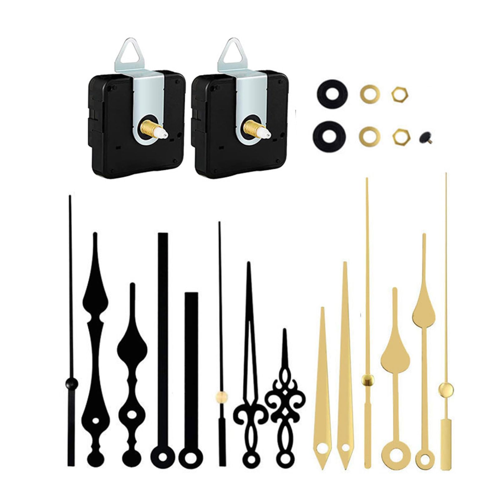 NEWFT Wall Quartzs Pendulums Clock Movement Mechanism with Hands Repair for Repairing Clock Replacement Accessories Silents Mechanism