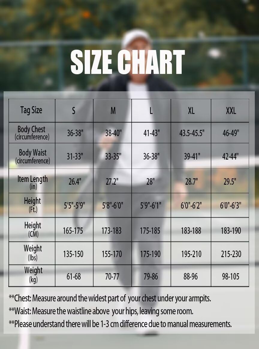 Zengjo Men's Track Jackets Full-Zip Athletic Jacket Sweatshirt Mock Neck with Zipper Pockets - Image 7