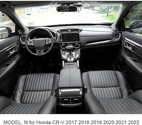 Miniatura 9 de Rifoda para Honda CRV CR-V 2017 2018 2019 2020 2021 2022 Calcomanías de cubierta de panel de instrumentos, decoración interior, accesorios de grano