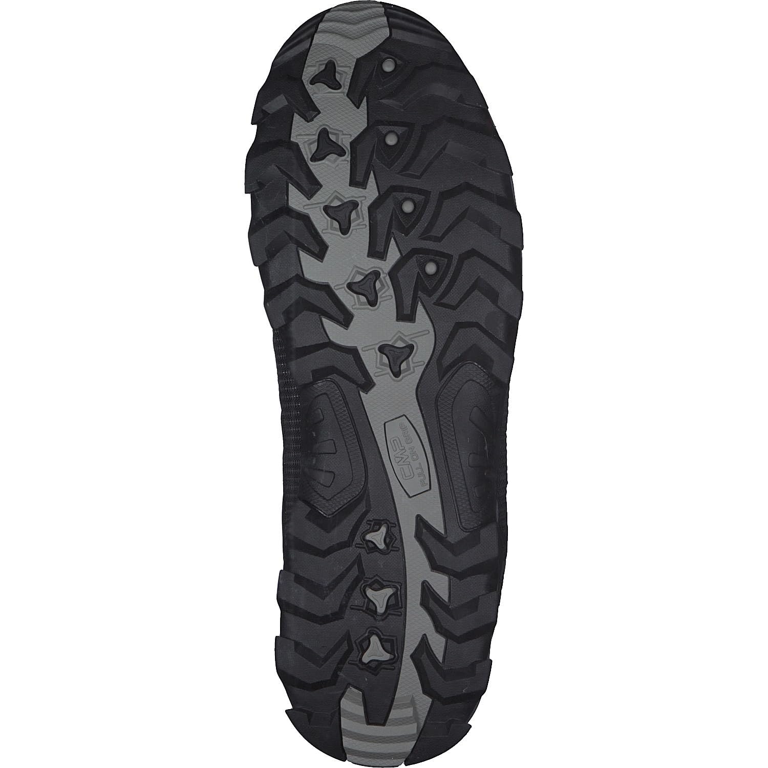 CMP Rigel Low Trekking Shoes Wp, Scarpe da trekking Uomo, Nero-Grey 73UC, 41 EU