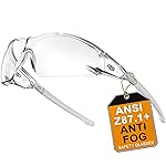 HTS HUNTERSKY S239 Protective Clear gray small Safety Glasses women men protecting eyes from wind dust pickleball bike riding cycling running lab chemistry goggles