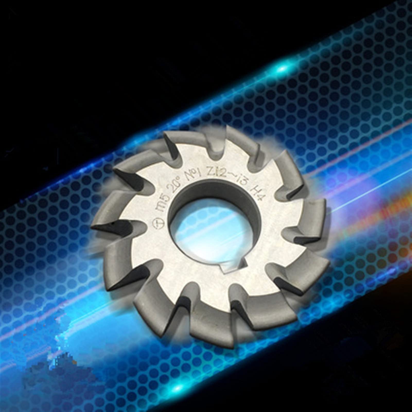 Juego de engranajes de piñón,engranaje de piñón de Juego de engranajes de motor de piñón de metal Piezas de repuesto, módulo de engranaje de piñón de motor 1 grados de diámetro interior 22 mm Fresa de