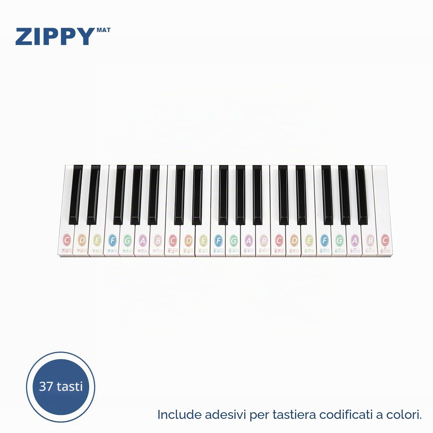 Tastiera per bambini, pianoforte digitale a 37 tasti per bambini, strumento educativo musicale, pianoforte in legno per 3+ ragazze e ragazzi (Nero Basic)