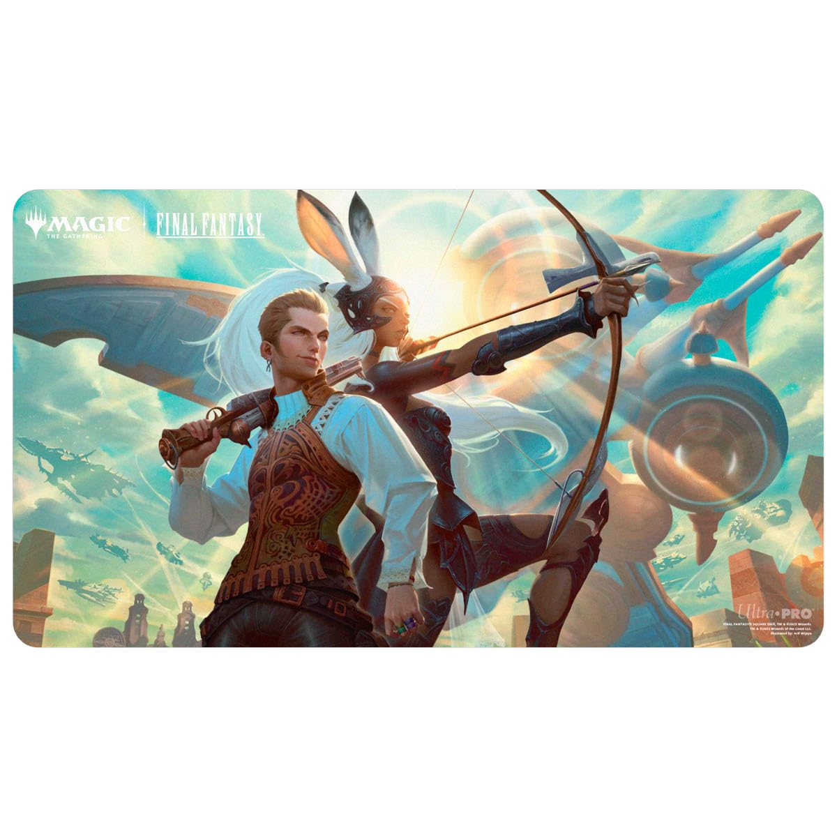 Ultra PRO - Final Fantasy x Universes Beyond Baltheir and Fran Playmat for Magic: The Gathering | Card Game Playmat, Final Fantasy Collectibles, Desk Mat Mousepad