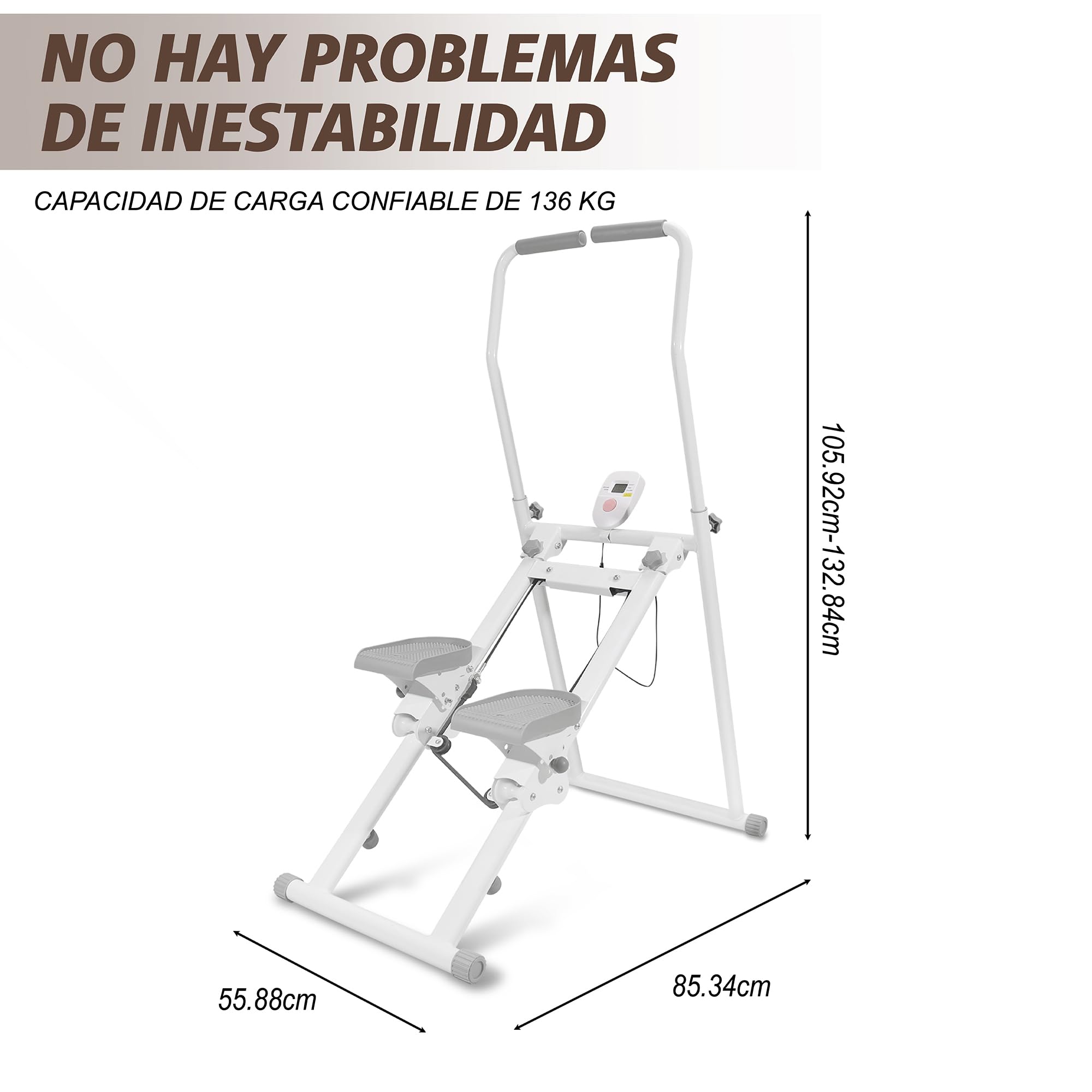 Escalador de escalones para el hogar: Mejora del Entrenador de Escalada Vertical como máquina de Entrenamiento para Ejercicios de Cuerpo Completo