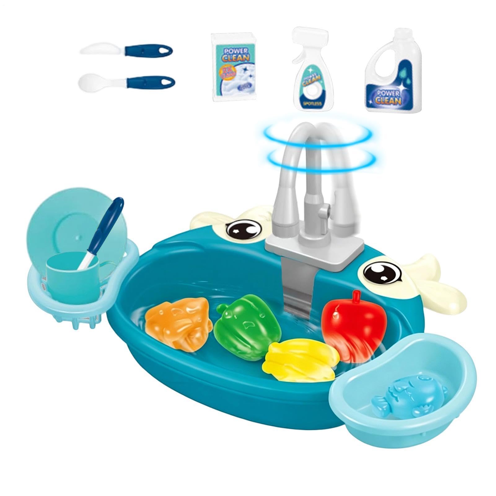Play Sink with Running Water Electric Pretend Toy
