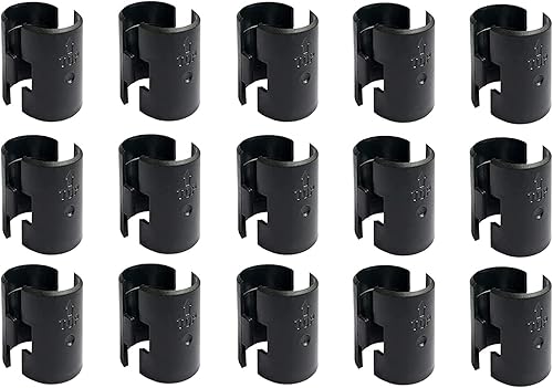 Clips de alambre para estantes – Paquete de 30 clips de bloqueo de estante para postes de 1 pulgada de repuesto para sistema de estantería de alambre