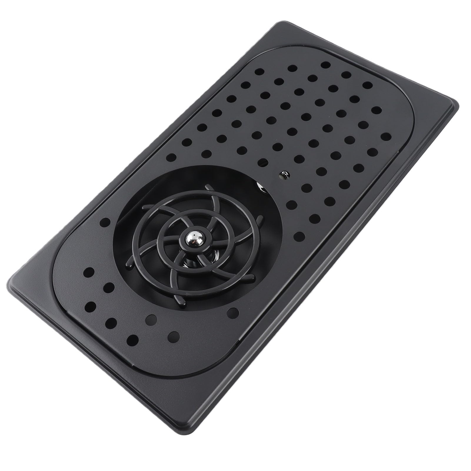 AUNMAS Kannenreiniger, 360 Grad Spülung, Edelstahl, für Spüle (BLACK)