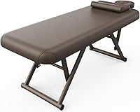 Vista 17 de pouseayar Mesa de masaje ajustable con almohada facial y reposacabezas, resistente y sólida, silenciosa y fácil de ajustar, respaldo ajustable
