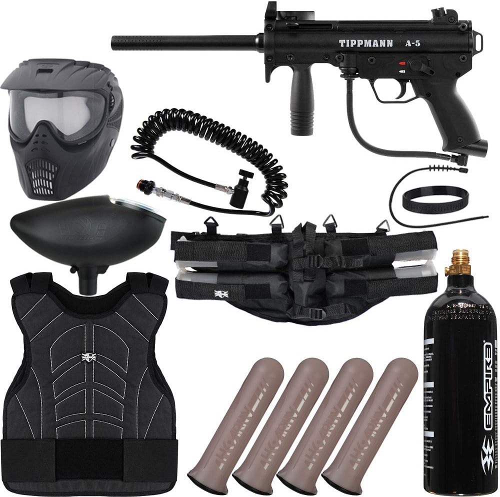 Action Village Tippmann A5 Light Gunner Paintball Gun Package Kit