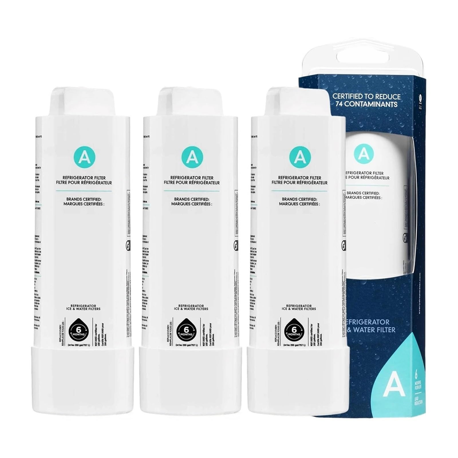Compatibile Per Whirlpool EDRARXD1 EDRARXD1B Filtro Acqua Frigorifero