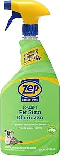 Zep Home Pro Foaming Pet Stain Eliminator - 24 Fl. Oz. - R53206 - Permanently eliminates indoor dog and cat odors from your home furnishings, upholstery, and textiles