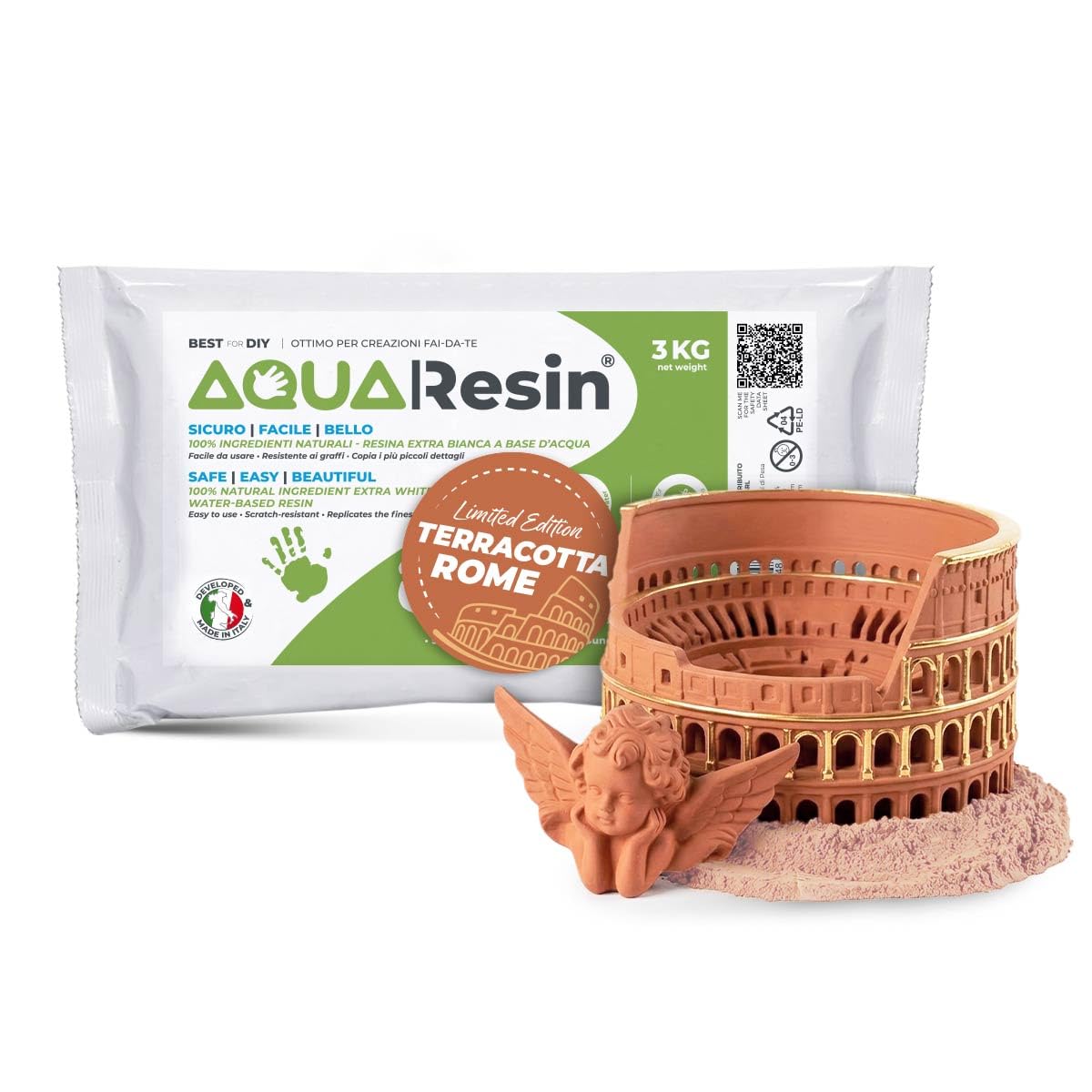 Gips Alfa Premium AQUA RESIN® (Terracotta, 3 kg)