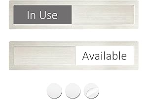 In-Use or Available Sign: Communicate Occupancy Clearly