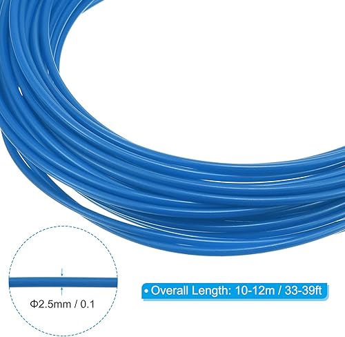 Miniatura 24 de PATIKIL Kit de reparación de mimbre, 33 pies (32.8 ft) 0.098 in redondo material de ratán sintético tejido de mimbre de plástico para manualidades