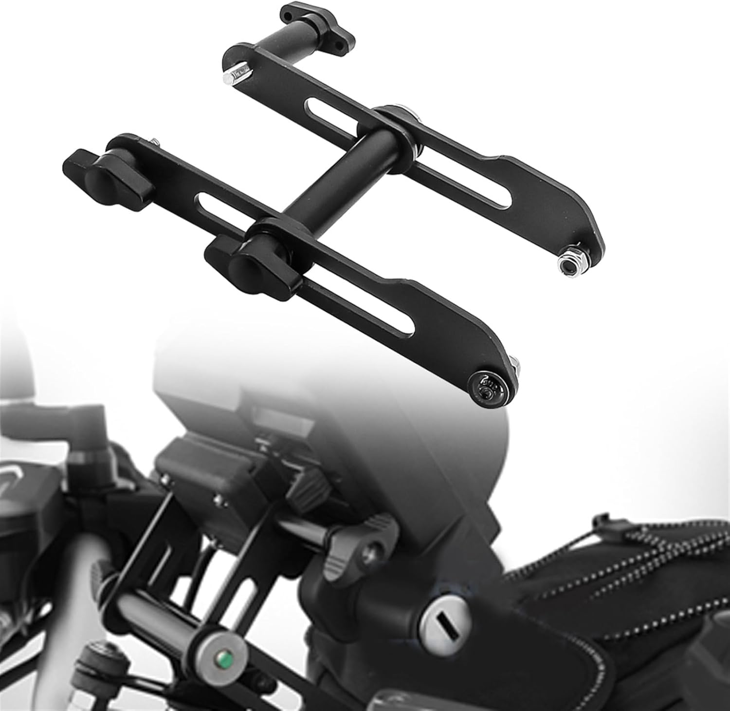 オートバイ に適合するG 650 X チャレンジ調整可能な拡張電話ナビゲーションブラケット GPS プレート電話スタンドホルダー