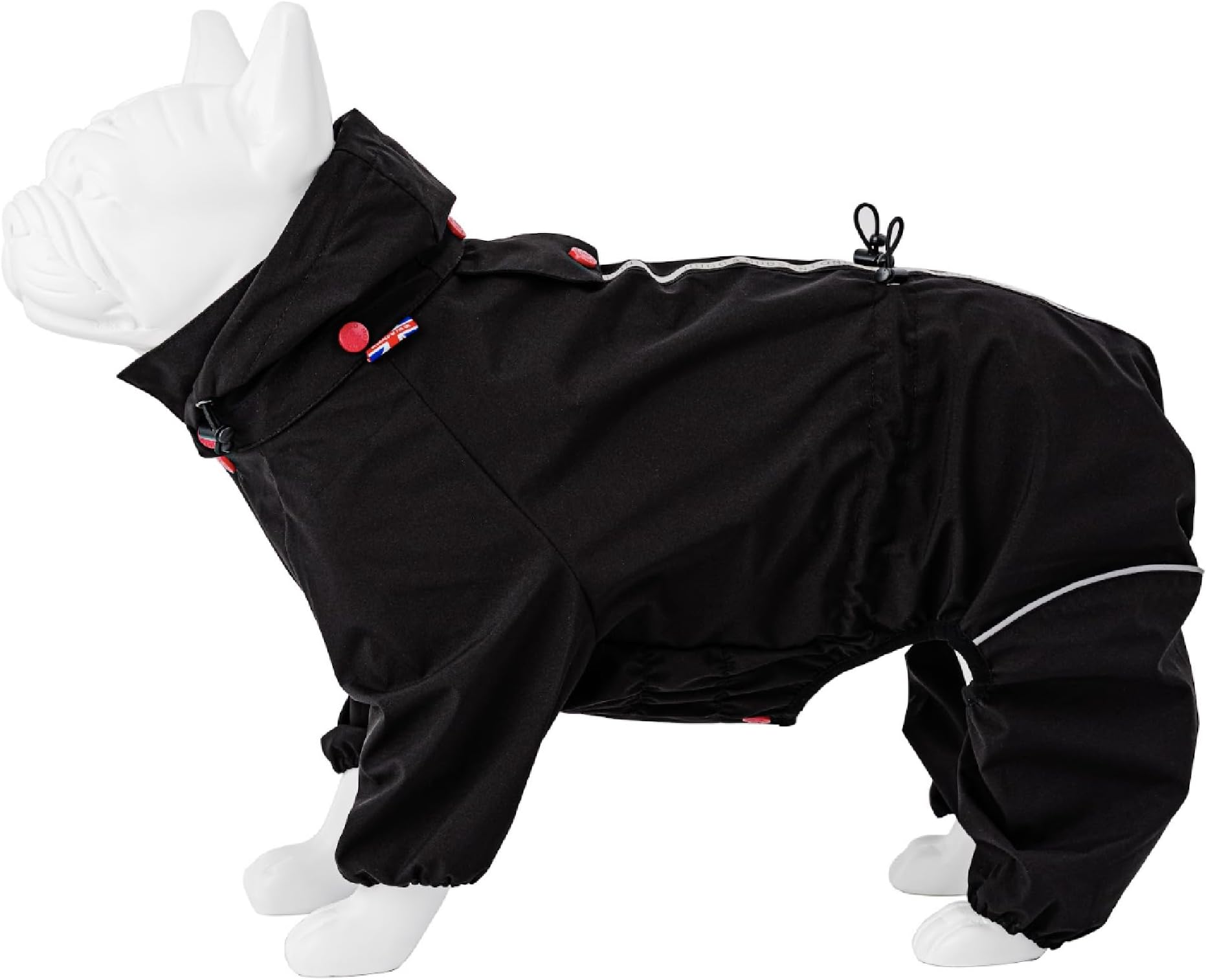 HUGO & HUDSON Navy Outdoor Winter Dog Suit Jacket Windproof Reflective