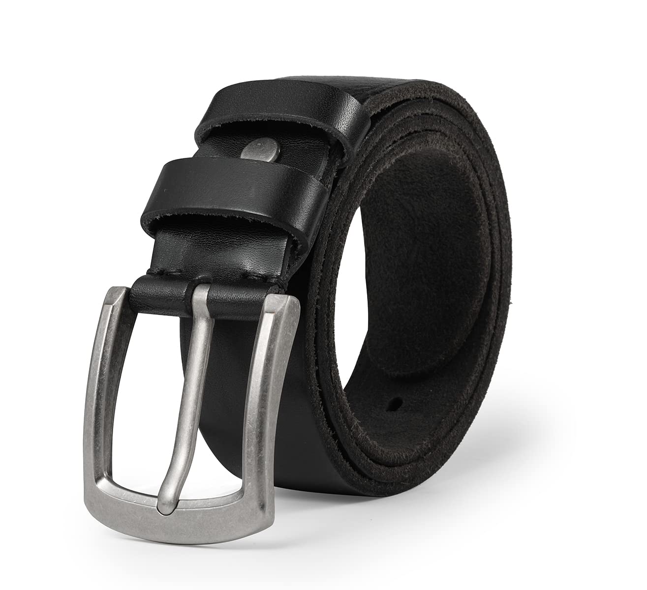 BELTERMen's Leather Belt 100% Full Grain Leather Belts for Men, Jeans Men Belt for Casual,Cowboy & Work Wear