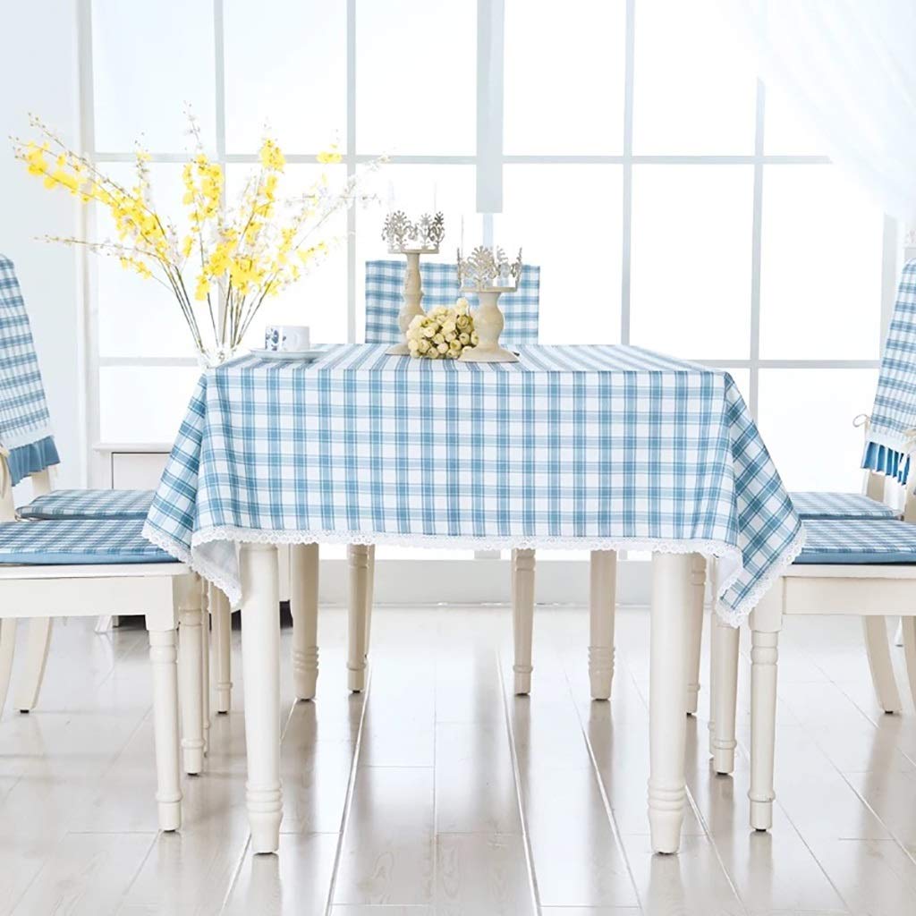 Housse de coussin et nappe florale jaune clair brodée pour salon