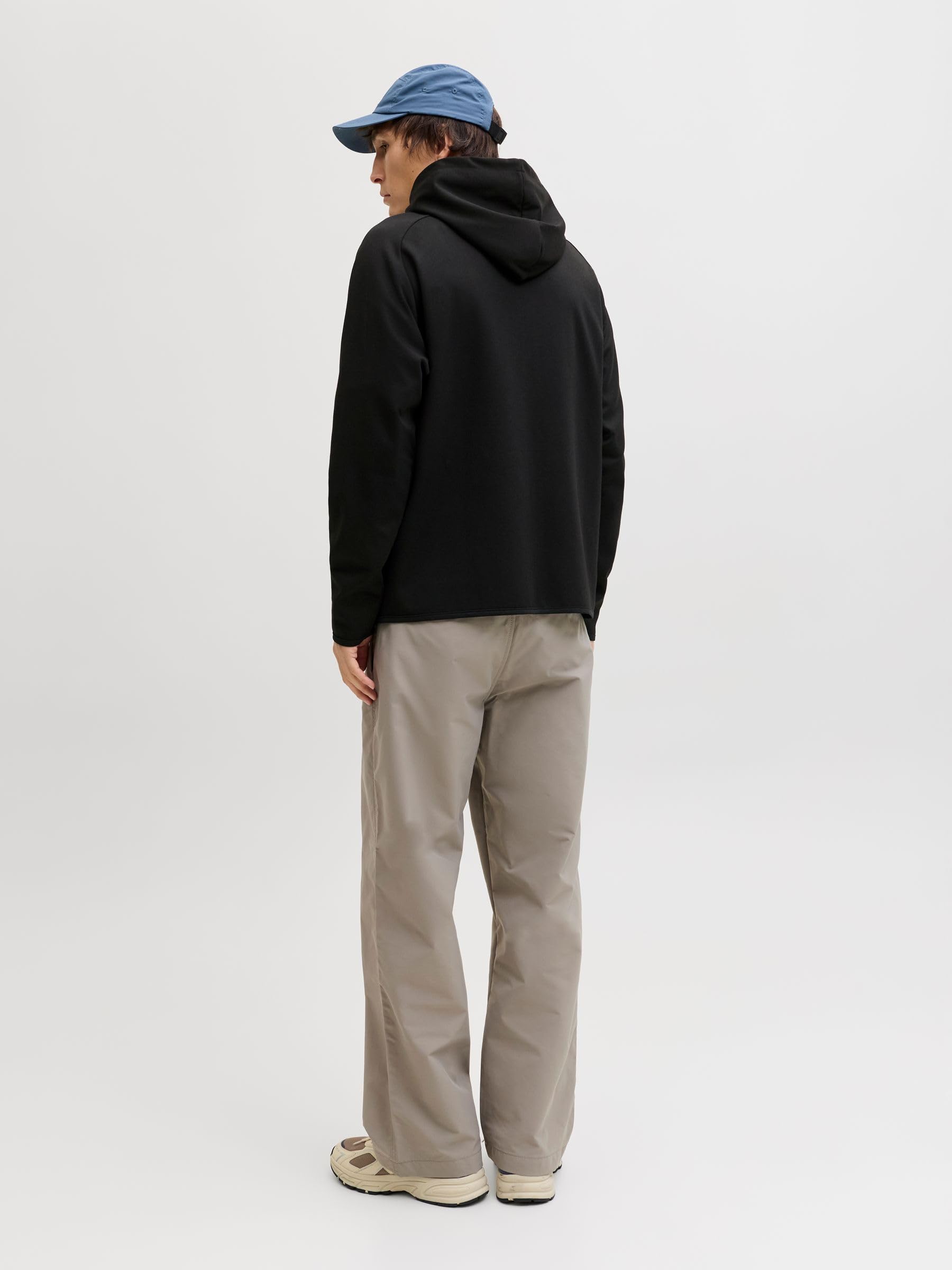 JACK & JONES Jjebase Sweat Zip Hood Noos Jjebase - Felpa con Cappuccio e Cerniera Uomo (Pacco da 1)