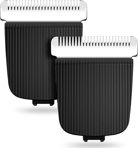 2 Pack Replacement Blade for Manscaped The Lawn Mower Electric Groin Hair Trimmer Blade, Hygienic Snap-In Replacement Blades Compatible with Manscaped Lawn Mower 4.0 3.0 2.0 Replaceable Blade, Black